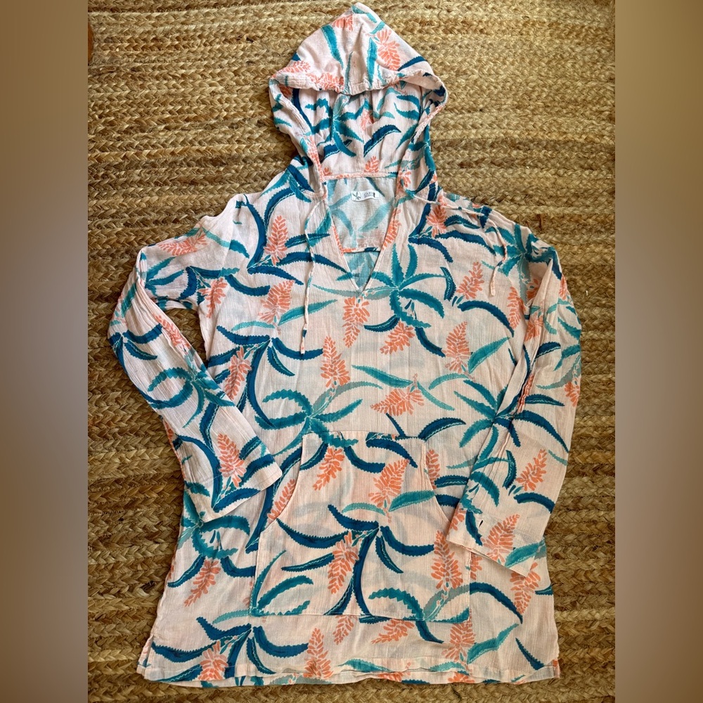 Carve Designs Tropical Blue and Coral Coverup